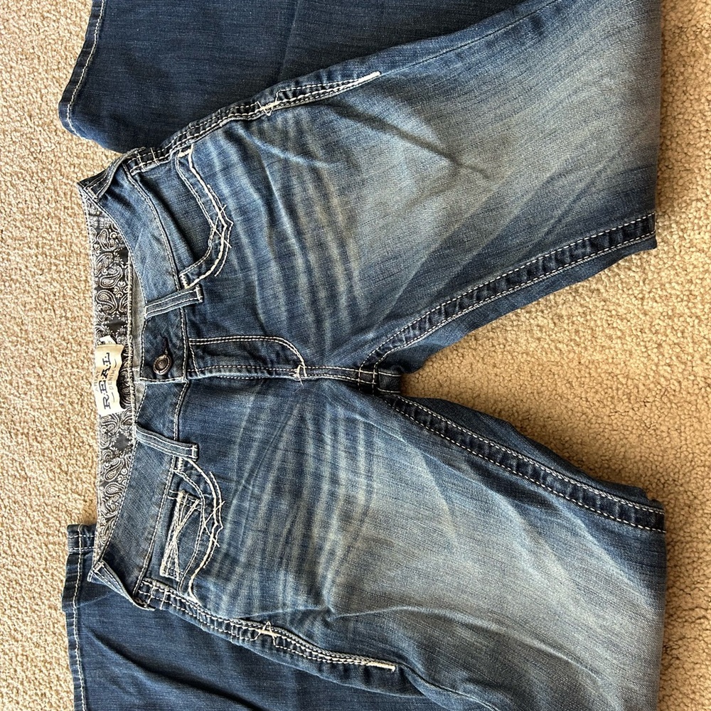 Ariat mid rise boot cut jeans